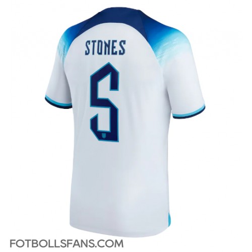 England John Stones #5 Replika Hemmatröja VM 2022 Kortärmad